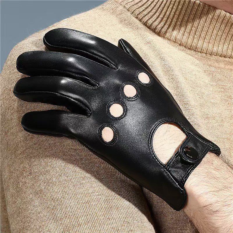Men's Goat Skin Riding Gloves