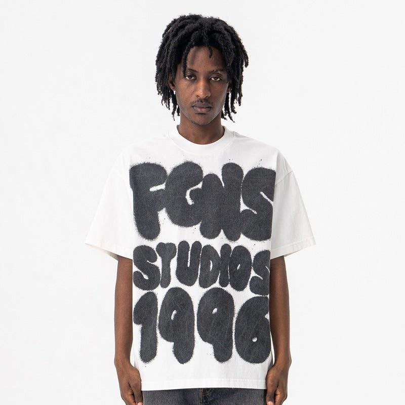 Men's Graphic Print Cotton T-Shirt