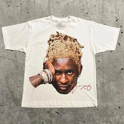 Men's Graphic Print Cotton T-Shirt