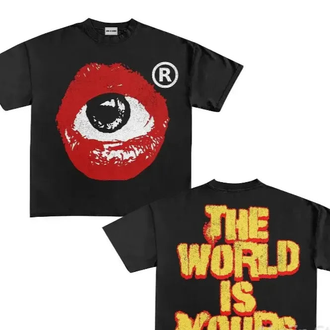 Men's Graphic Print Cotton T-Shirt