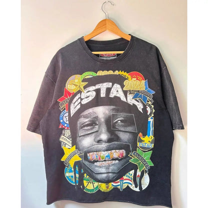 Men's Graphic Print Cotton T-Shirt