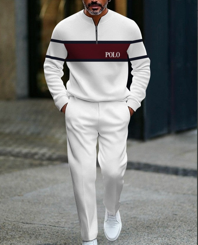 Men's Half-Zip Sports Track Suit