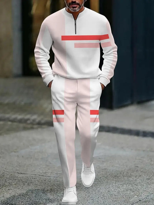 Men's Half-Zip Sports Track Suit
