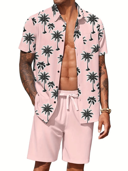 Men's Hawaiian Casual Short Sleeve Shirt