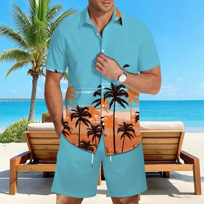 Men's Hawaiian Casual Short Sleeve Shirt