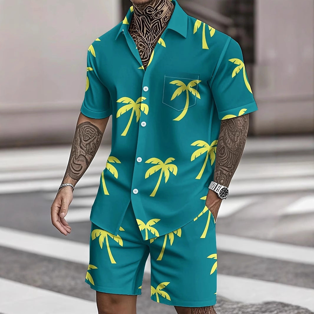 Men's Hawaiian Casual Short Sleeve Shirt