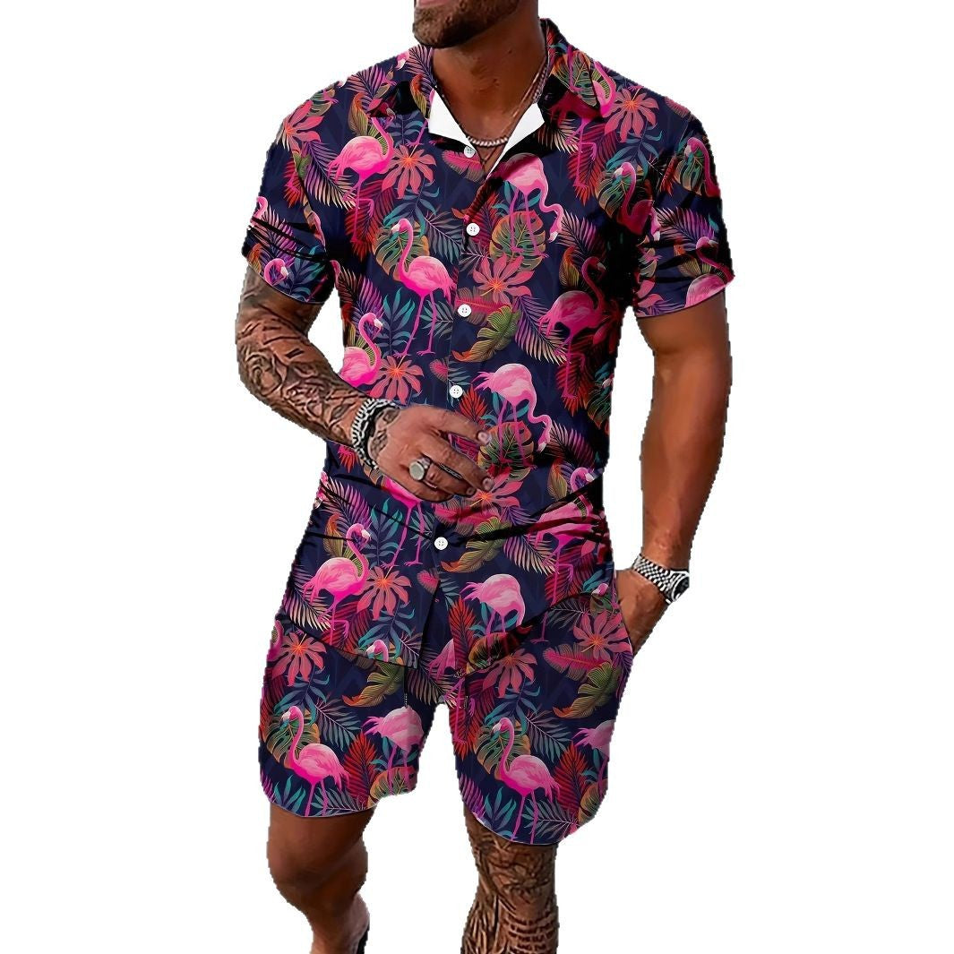 Men's Hawaiian Casual Short Sleeve Shirt