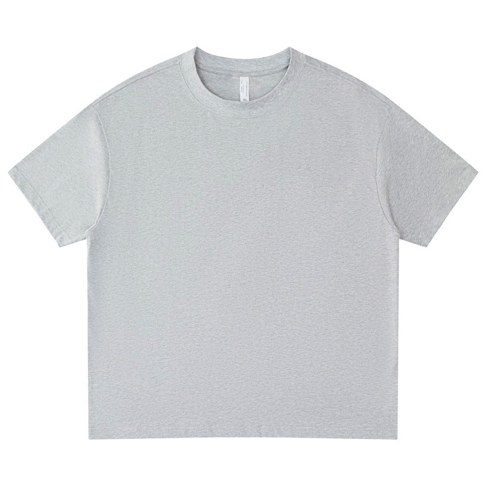 Men's Heavyweight Cotton T-Shirt for Casual and Sports Wear