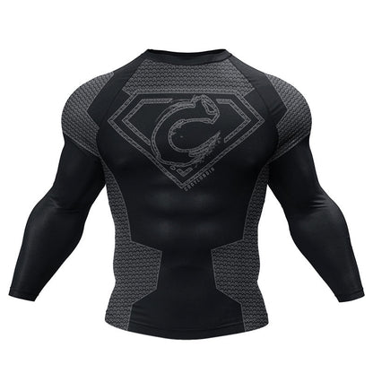 Men's High-Elastic Compression Running Shirt