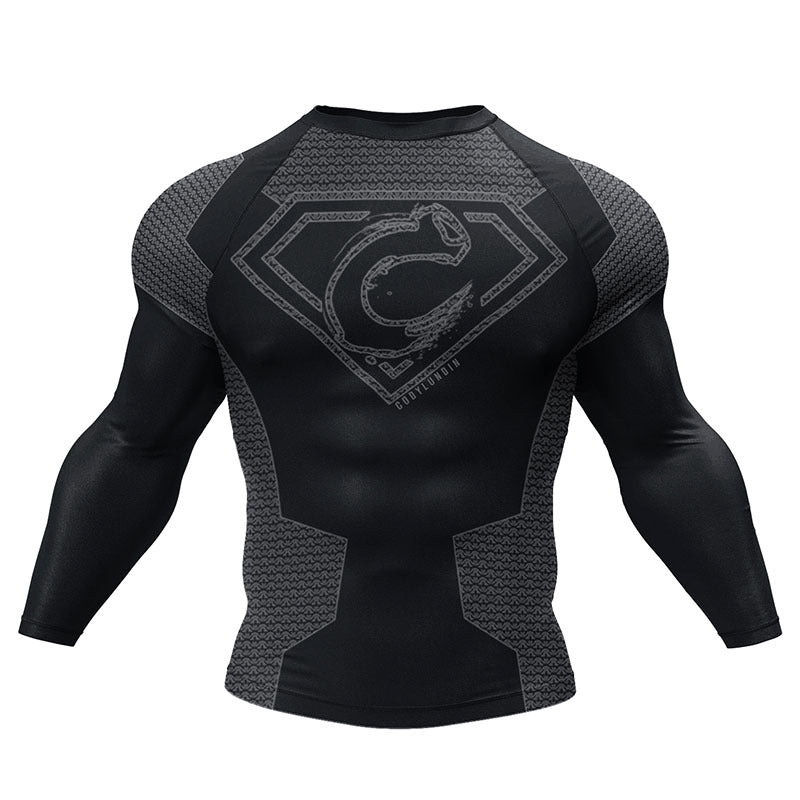Men's High-Elastic Compression Running Shirt