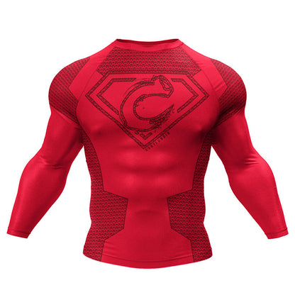 Men's High-Elastic Compression Running Shirt