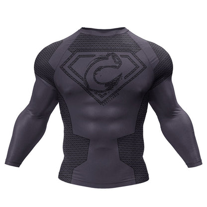 Men's High-Elastic Compression Running Shirt
