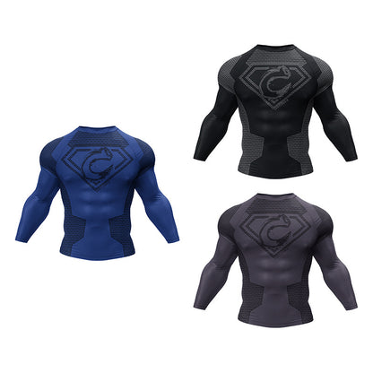 Men's High-Elastic Compression Running Shirt