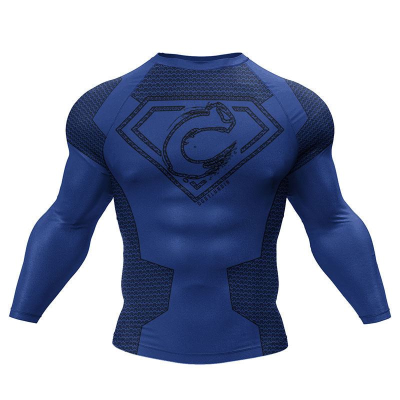 Men's High-Elastic Compression Running Shirt