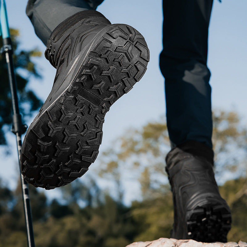 Men's High Top Combat Boots Outdoor Hiking Military Shoes