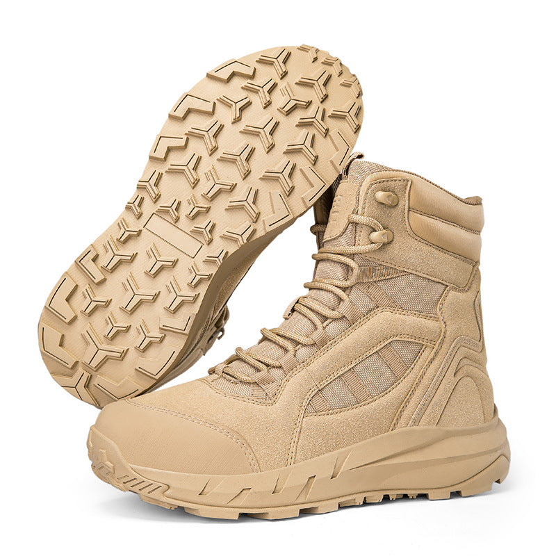 Men's High Top Combat Boots Outdoor Hiking Military Shoes