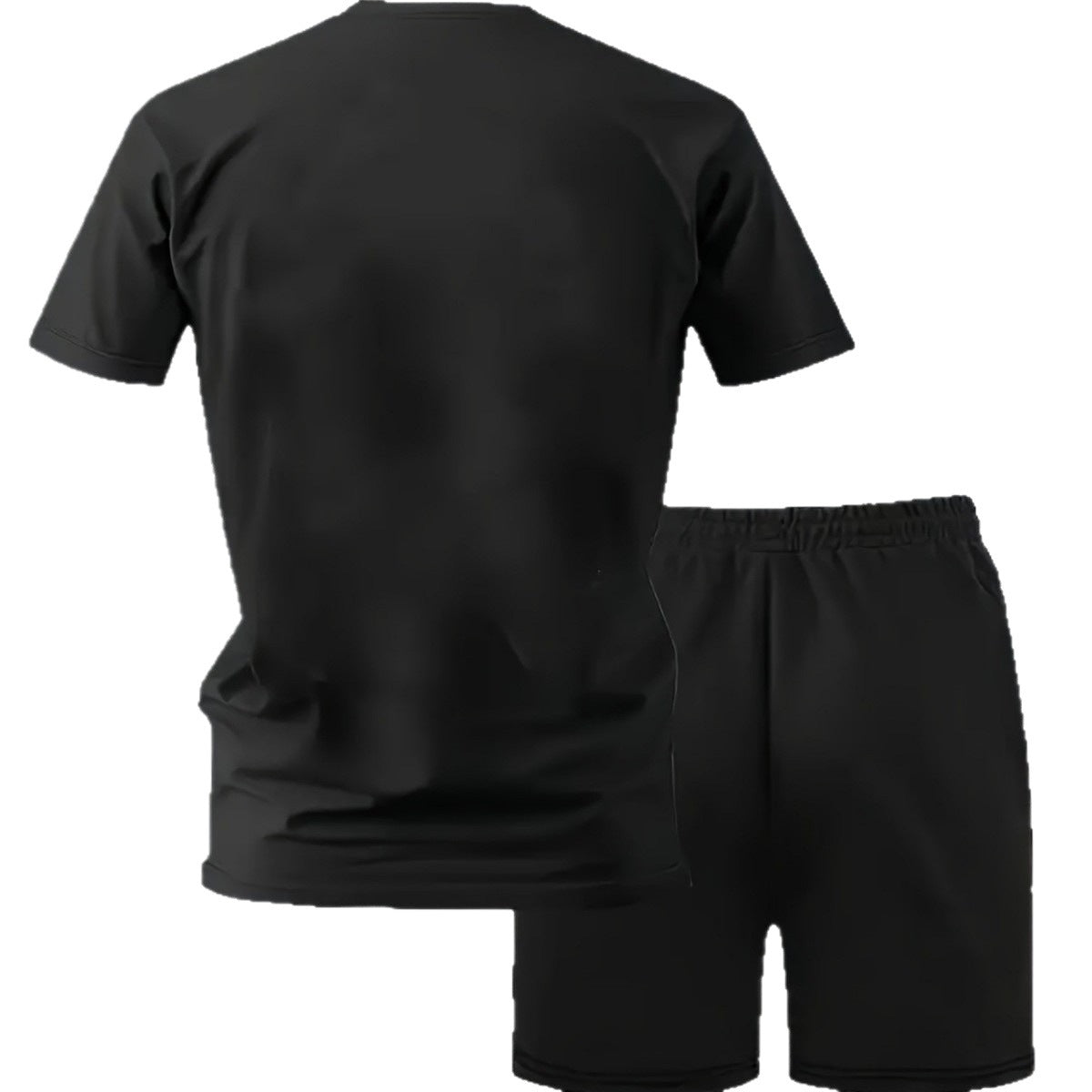 Men's Hip-Hop Sports T-Shirt and Shorts Set