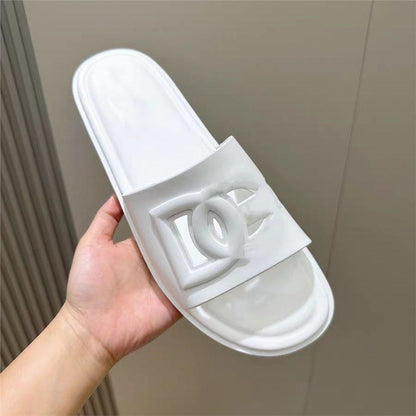 Men's Hollow Letter Slide Slippers