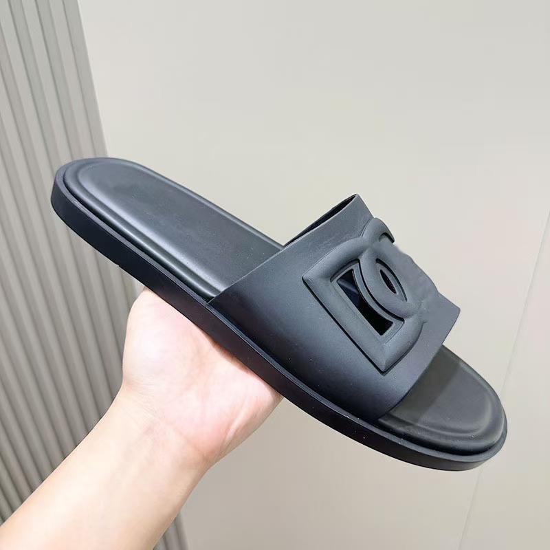 Men's Hollow Letter Slide Slippers