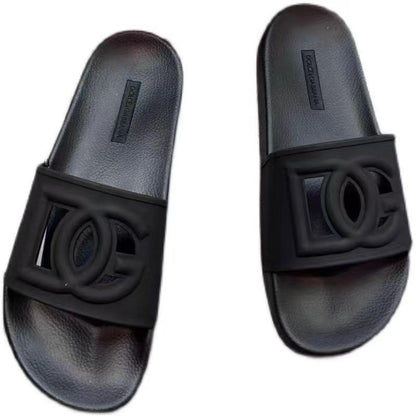 Men's Hollow Letter Slide Slippers