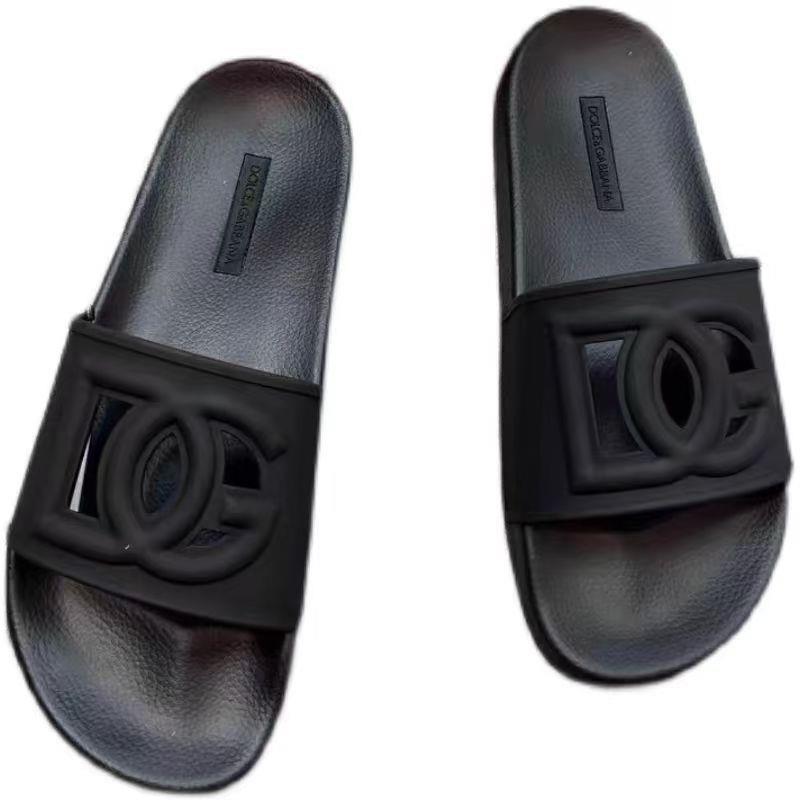 Men's Hollow Letter Slide Slippers