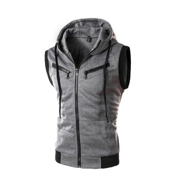 Men's Hooded Casual Vest