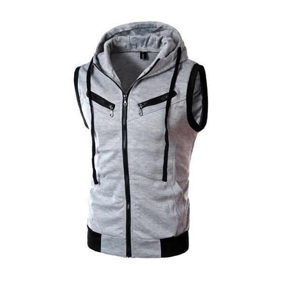 Men's Hooded Casual Vest