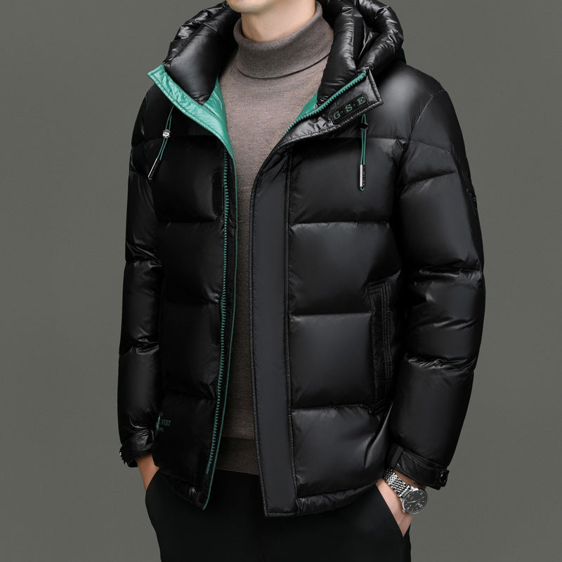Men's Hooded Duck Down Winter Jacket
