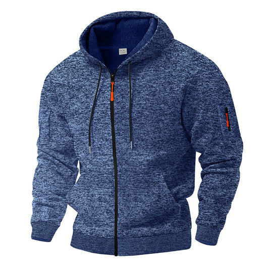 Men's Hooded Zip-up Casual Sportswear