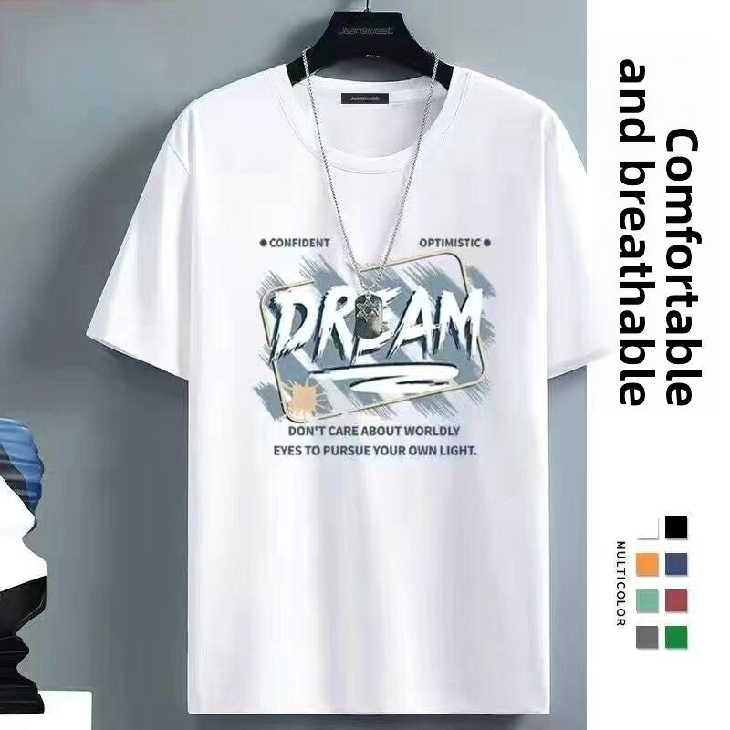Men's Ice Silk Short Sleeve T-Shirt