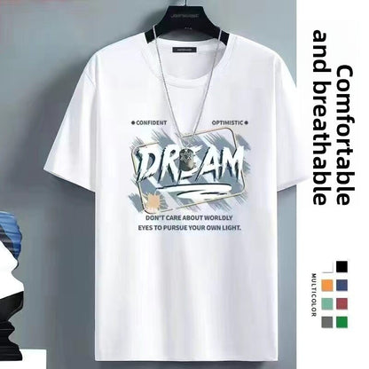 Men's Ice Silk Short Sleeve T-Shirt