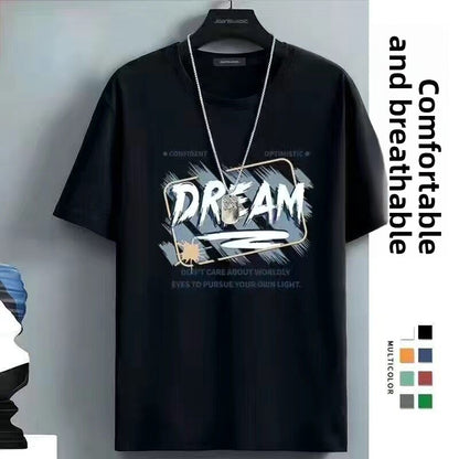 Men's Ice Silk Short Sleeve T-Shirt