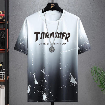 Men's ice silk short-sleeved t-shirt
