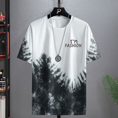 Men's ice silk short-sleeved t-shirt