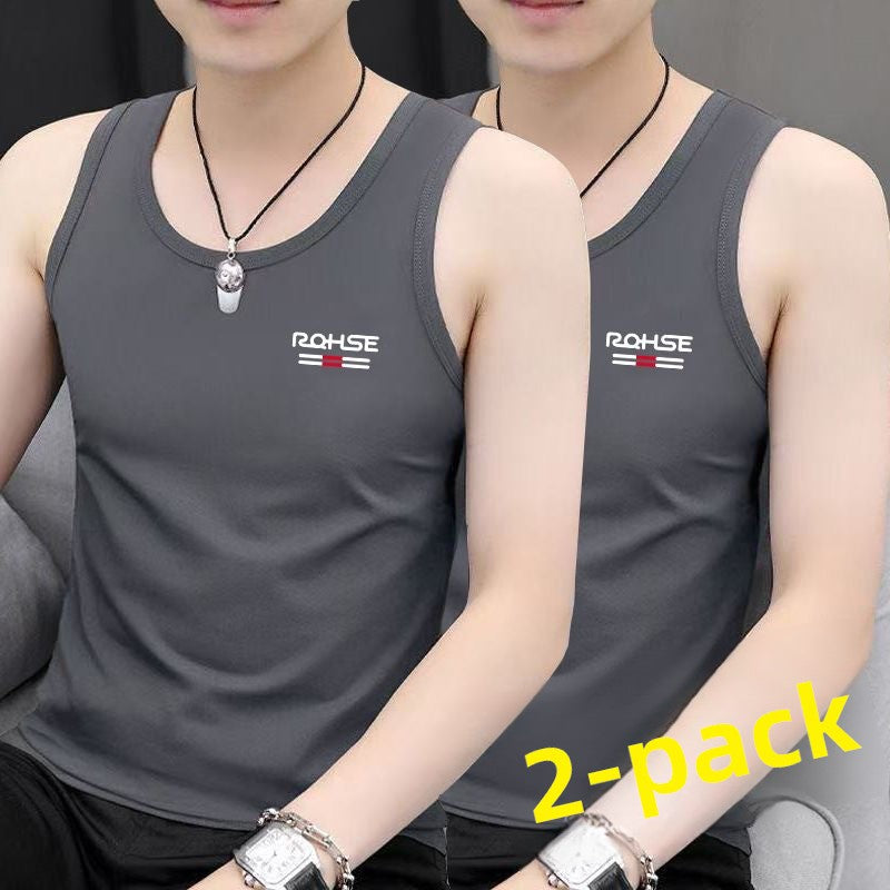 Men's Ice Silk Sleeveless Tank Top