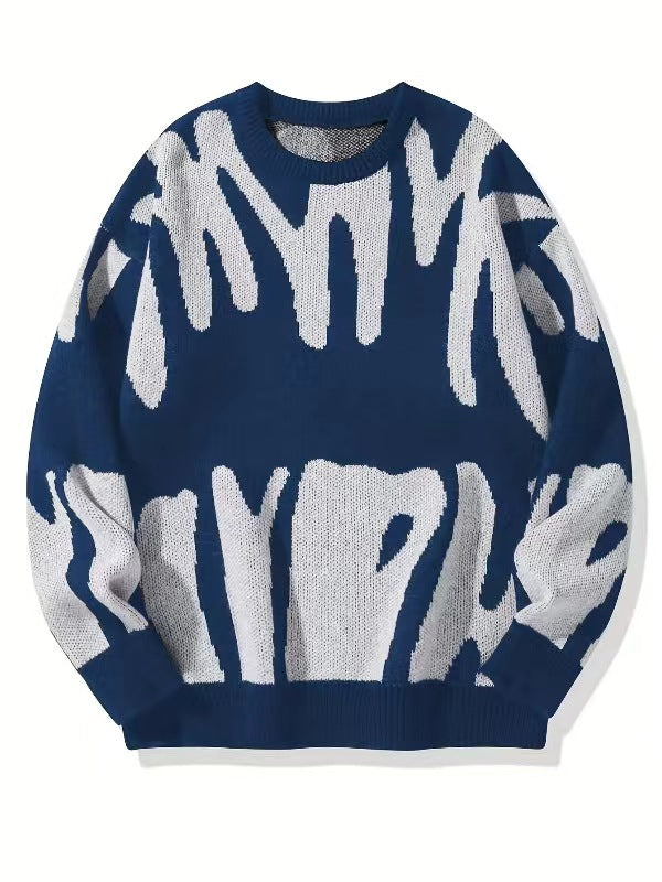 Men's Jacquard Knit Sweater