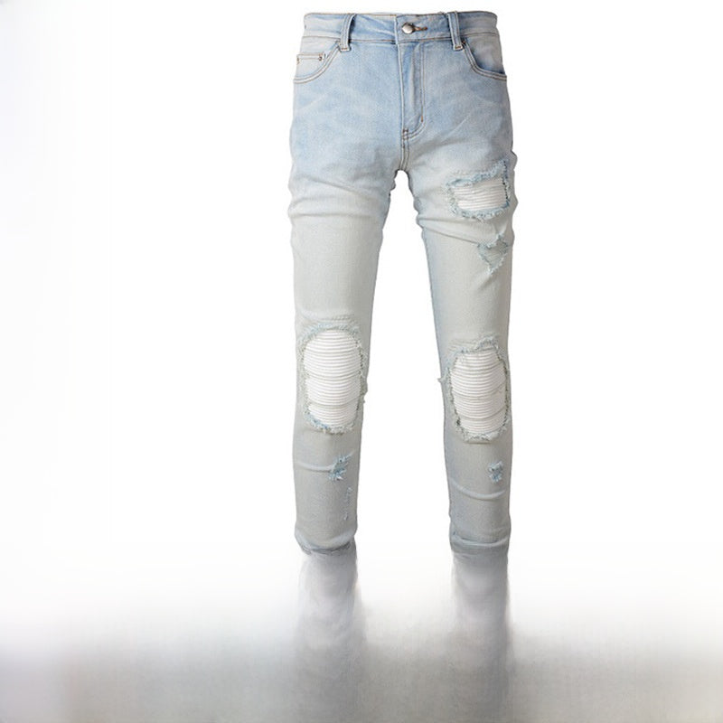 Men's Jeans Ripped Pants