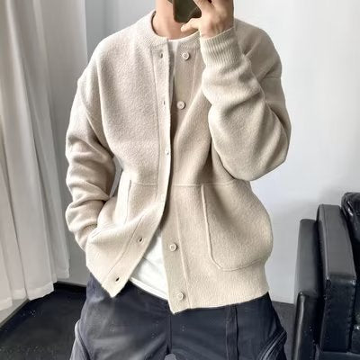 Men's Knitted Cardigan Sweater
