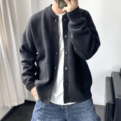 Men's Knitted Cardigan Sweater