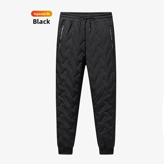 Men's Lambswool Blend Casual Winter Pants
