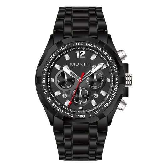 Men's large dial watch