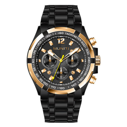 Men's large dial watch
