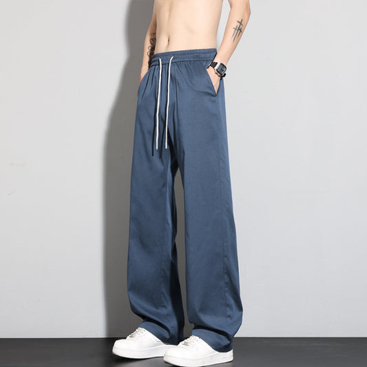 Men's Large Size Thin Wide-Leg Jeans