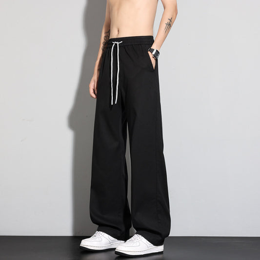 Men's Large Size Thin Wide-Leg Jeans