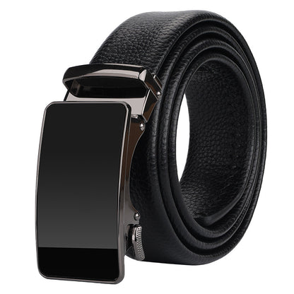 Men's leather belt waistband