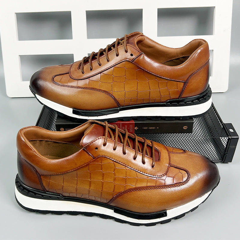 Men's Leather Brogue Shoes