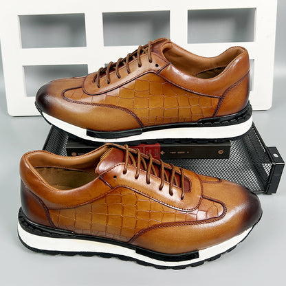 Men's Leather Brogue Shoes