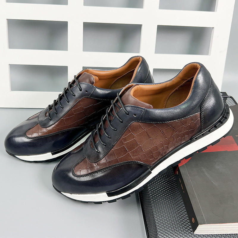 Men's Leather Brogue Shoes