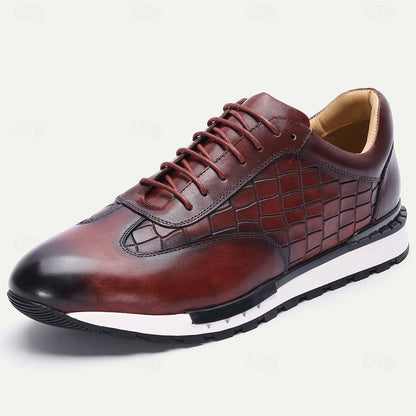 Men's Leather Brogue Shoes