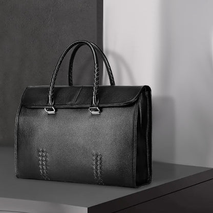 Men's Leather Business Briefcase